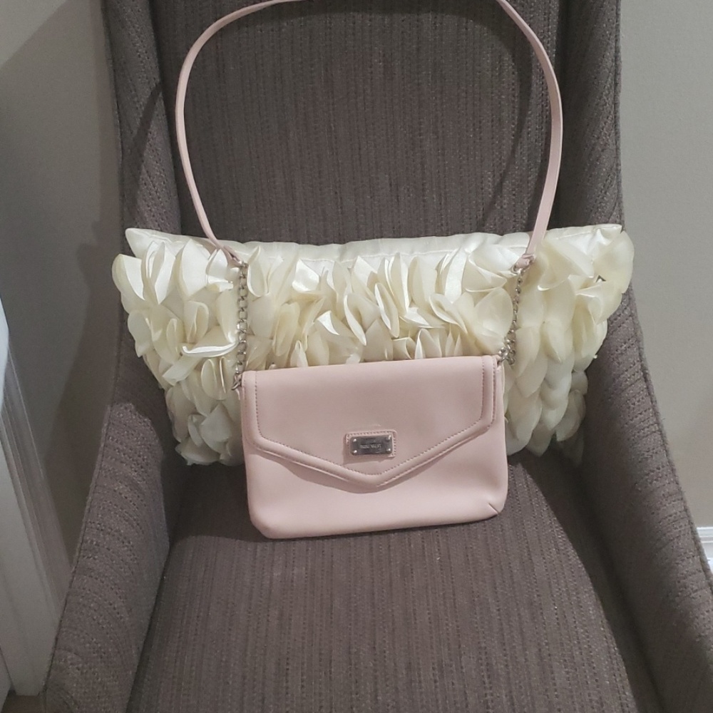 Plush crossbody purse